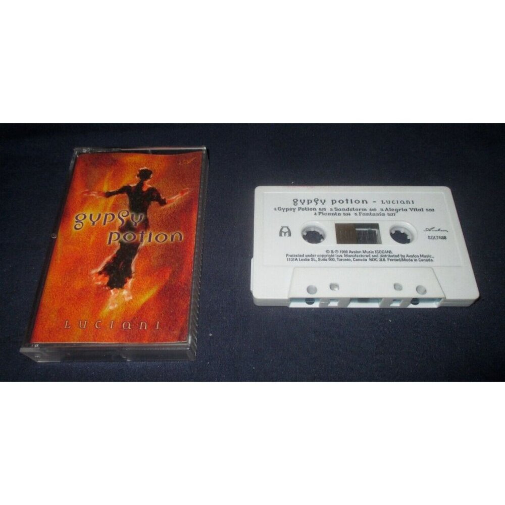 Rare! Gypsy Potion by Luciani on cassette (Avalon Music Canada, 1998)
